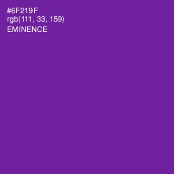 #6F219F - Eminence Color Image