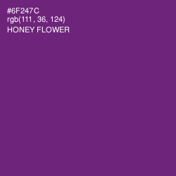 #6F247C - Honey Flower Color Image