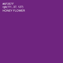 #6F257F - Honey Flower Color Image