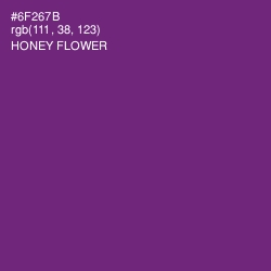 #6F267B - Honey Flower Color Image