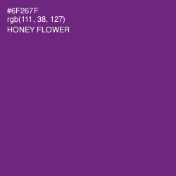 #6F267F - Honey Flower Color Image