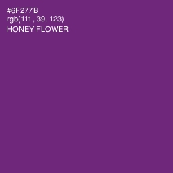 #6F277B - Honey Flower Color Image