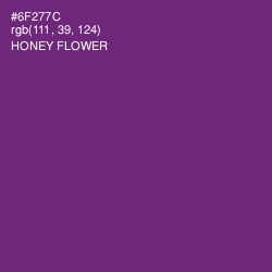 #6F277C - Honey Flower Color Image