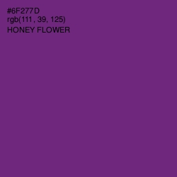 #6F277D - Honey Flower Color Image