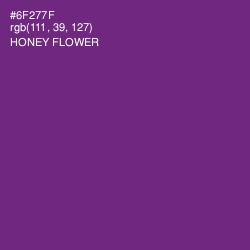 #6F277F - Honey Flower Color Image