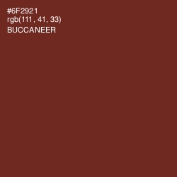 #6F2921 - Buccaneer Color Image