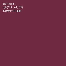 #6F2941 - Tawny Port Color Image