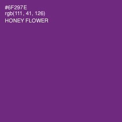 #6F297E - Honey Flower Color Image