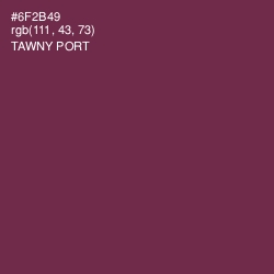 #6F2B49 - Tawny Port Color Image