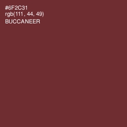 #6F2C31 - Buccaneer Color Image