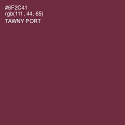 #6F2C41 - Tawny Port Color Image