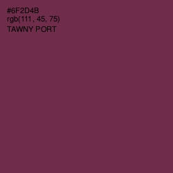 #6F2D4B - Tawny Port Color Image