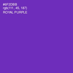 #6F2DBB - Royal Purple Color Image