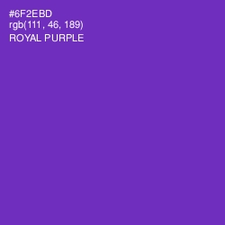 #6F2EBD - Royal Purple Color Image