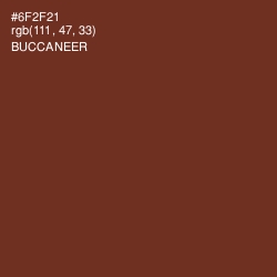 #6F2F21 - Buccaneer Color Image