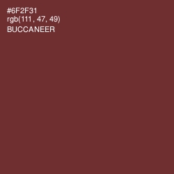 #6F2F31 - Buccaneer Color Image