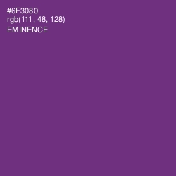 #6F3080 - Eminence Color Image