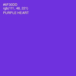 #6F30DD - Purple Heart Color Image
