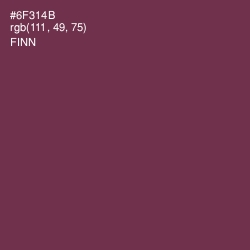 #6F314B - Finn Color Image