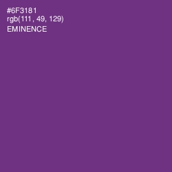 #6F3181 - Eminence Color Image