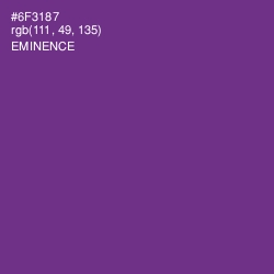 #6F3187 - Eminence Color Image