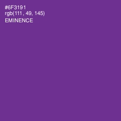 #6F3191 - Eminence Color Image