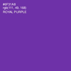 #6F31A8 - Royal Purple Color Image