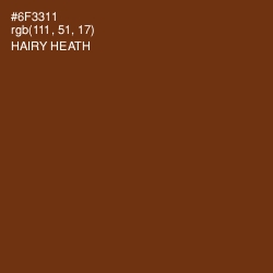 #6F3311 - Hairy Heath Color Image