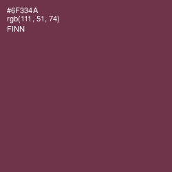 #6F334A - Finn Color Image