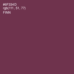 #6F334D - Finn Color Image