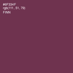 #6F334F - Finn Color Image