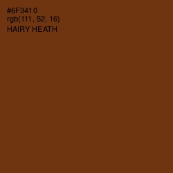 #6F3410 - Hairy Heath Color Image