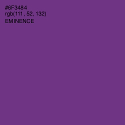 #6F3484 - Eminence Color Image