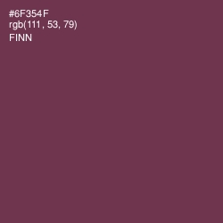 #6F354F - Finn Color Image