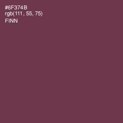 #6F374B - Finn Color Image