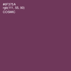 #6F375A - Cosmic Color Image