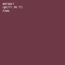 #6F3847 - Finn Color Image