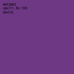 #6F3885 - Eminence Color Image