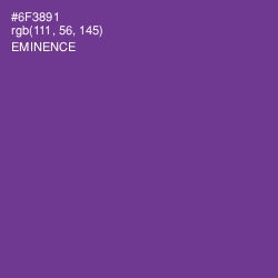 #6F3891 - Eminence Color Image