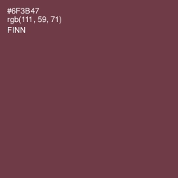 #6F3B47 - Finn Color Image