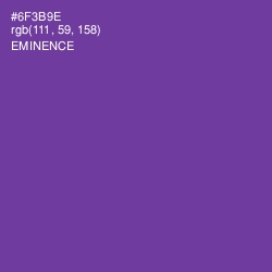 #6F3B9E - Eminence Color Image