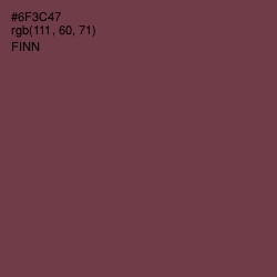 #6F3C47 - Finn Color Image