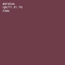 #6F3D4A - Finn Color Image