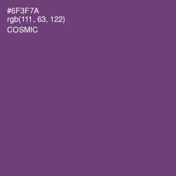 #6F3F7A - Cosmic Color Image