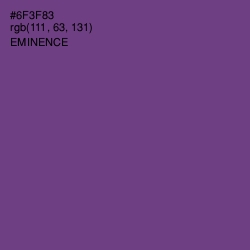 #6F3F83 - Eminence Color Image