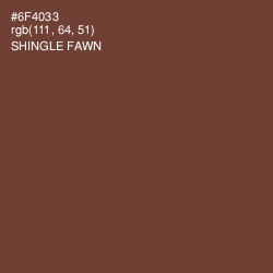 #6F4033 - Shingle Fawn Color Image