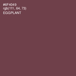 #6F4049 - Eggplant Color Image