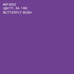 #6F4092 - Butterfly Bush Color Image