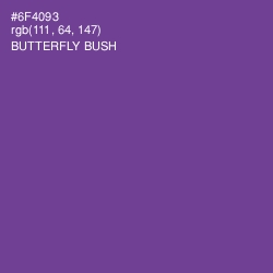 #6F4093 - Butterfly Bush Color Image