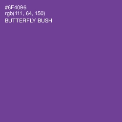 #6F4096 - Butterfly Bush Color Image